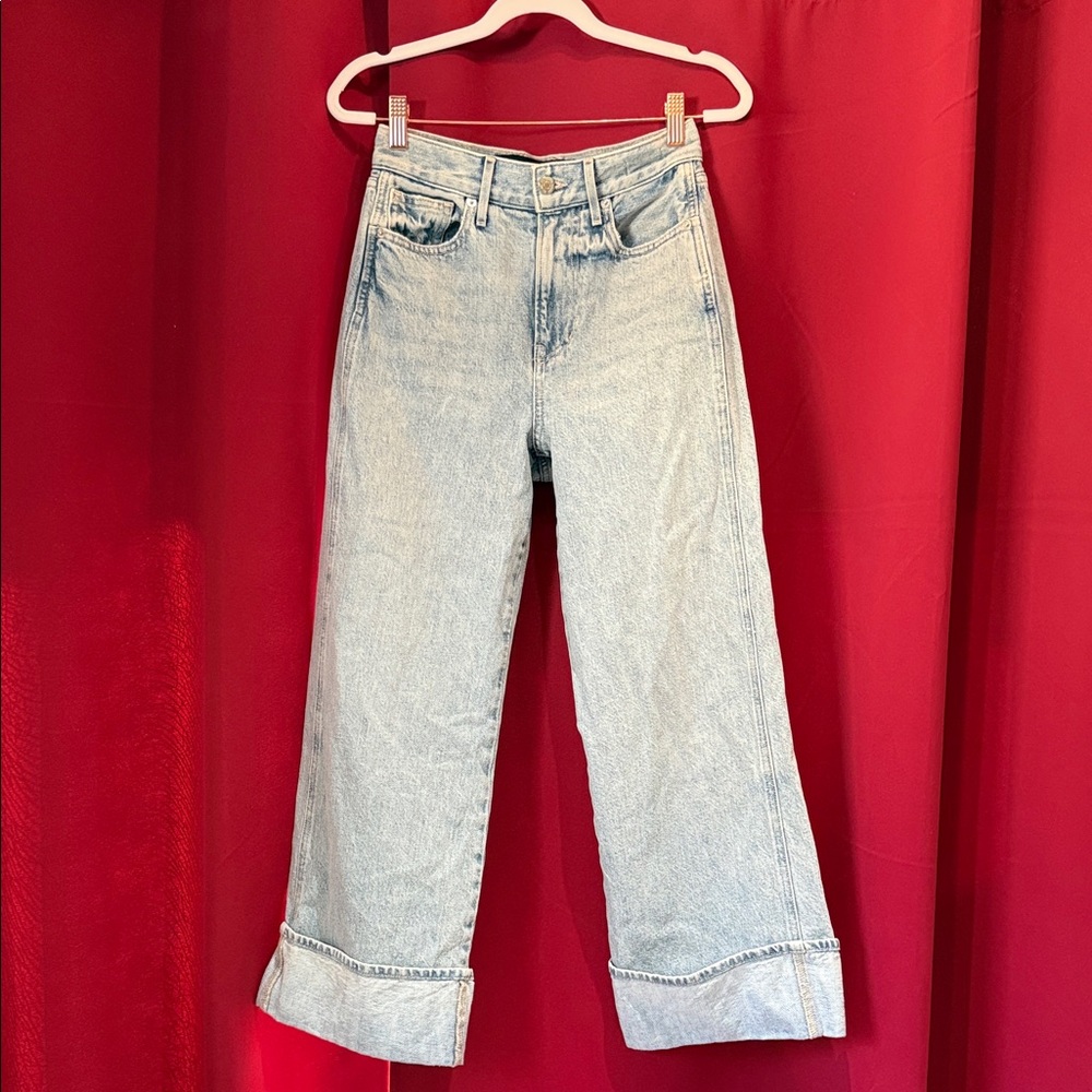 Veronica Beard Light Blue Flare Jeans